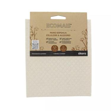 Imagem de Ecomais Pano Esponja Biodegradável Alta Absorção para Limpeza de Super