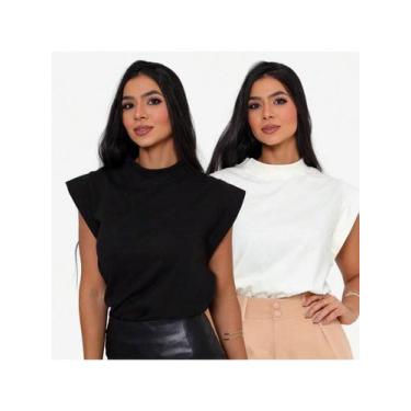 Imagem de KIT 2 Unidades Camiseta Muscle Tee Regata Ampla de Ombreira - Audax, P