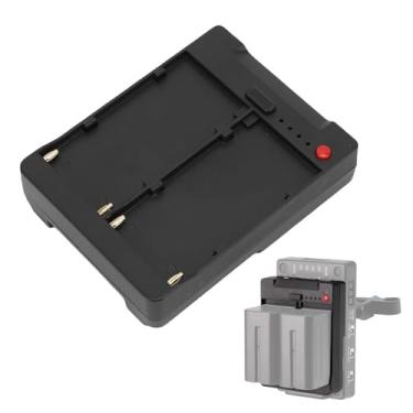 Imagem de EBTOOLS Carregador de Bateria de Slot Duplo, Vários Mecanismos de Proteção Integrados Com Indicador de Nível de Bateria para de Câmera NP F550 F750 F970, Compatível Com Fonte