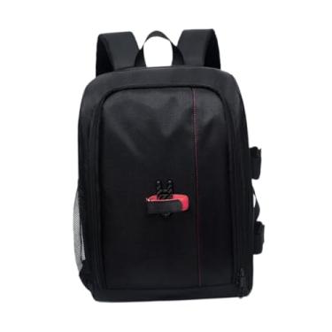 Imagem de Dynwave Mochila para Drone, Bolsa de Ombro com Bolso em Tela, Estojo de Viagem de Grande Capacidade, Bolsa para Armazenamento de Câmera, Cabos e Laptop de