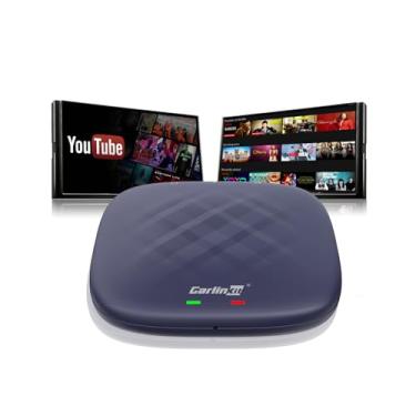 Imagem de Carlinkit CarPlay AI Box Android 13.0 sem fio CarPlay e adaptador automático Android, compatível com Netflix/YouTube/TIK Tok/cartão TF, Plug & Play para carros equipados com CarPlay com fio OEM 8-Core