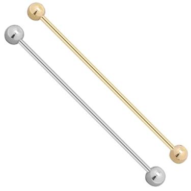 Imagem de YuGtcen Broche de colarinho de bola, barra de gravata masculina de latão, clipes de broche de lapela clássicos para homens, casamentos e negócios, Latão, Sem Pedra Preciosa