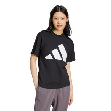 Imagem de Camiseta Essentials de Algodão com Logotipo Grande Adidas Feminina-Feminino