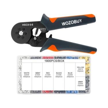 Imagem de Kit De Ferramentas De Crimpagem De Terminais Hexagonais 23-7AWG 0.25-1