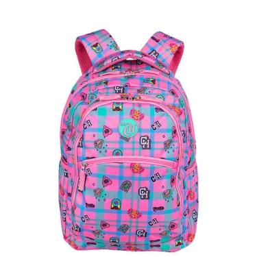 Imagem de Mochila Sestini 2 Comp Capricho Student School Rosa Claro-Unissex