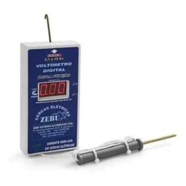 Imagem de Voltímetro Digital Cerca Elétrica Rural 1v A 15000v Zebu