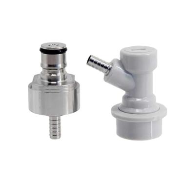 Imagem de Tampa de carbonatação para fabricação de cerveja Home Brewing com trava de 5/40.6 cm tipo de bloqueio de bola de desconexão de farpa e bola serve para garrafas PET de refrigerante acessórios de