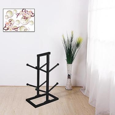 Imagem de ZDJZMGZ Suporte de basquete, rack de armazenamento de bolas de garagem 2-6 camadas, rack de armazenamento de equipamentos esportivos, rack de armazenamento, adequado para garagem, quadra de basquete