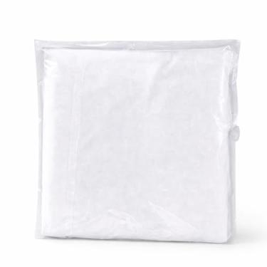 Imagem de Lençol para Berço Com Elastico Tecido 100% Algodão Branco Colchão Padrão Americano Tamanho 70cm x 1,30m x 15cm Para Quarto de bebê