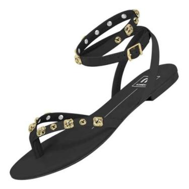 Imagem de Sandalia rasterinha moleca 5557.108, Preto, 35