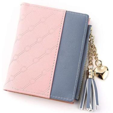 Imagem de Carteira Feminina Forever Young Pequena Bolso Coreana, Rosa