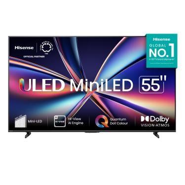 Imagem de Smart TV 55” 4K UHD Hisense 55U6QV Mini LED 60Hz Vidaa Dolby Vision 