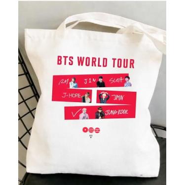Imagem de Bag Ecobag BTS Tour 2026 - kYROS, Poliester preta