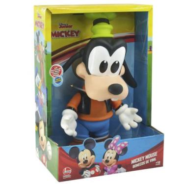Imagem de Brinquedo Boneco Articulado de Vinil Atóxico Pateta Baby 16cm +4 meses