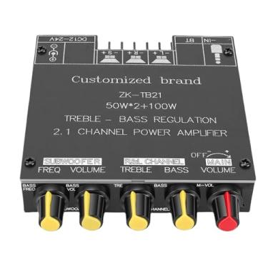 Imagem de Dpofirs Placa Amplificadora de Som 5.0, Eficiente, 2.1 Canais, 50w, 50w, 100w, Subwoofer, Amplificador de Potência para Alto-falantes Domésticos Diy