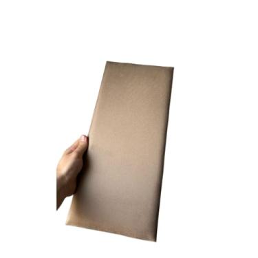 Imagem de Kit 8 Cabeceiras Estofadas Modulares Premium 45x20 cm | Para Cama Box Casal Queen King | Painel Moderno(8,Bege)