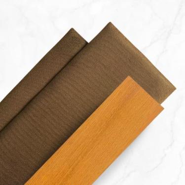 Imagem de Cabeceira Modulada Premium Estofada com Ripas em MDF, Painel Decorativo para Cama Solteiro Casal Queen e King,(9,Marrom)