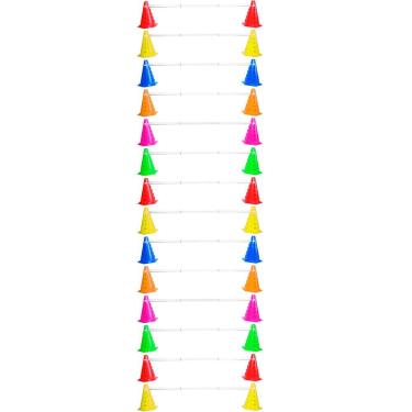 Imagem de Kit Agilidade Treinamento Funcional 28 Cones com Barreira