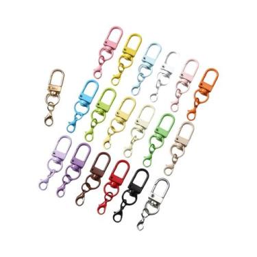 Imagem de Fechos De Lagosta Coloridos Em Liga Metálica Para DIY, Chaveiros, Bols