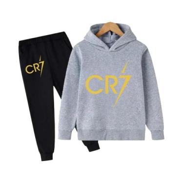 Imagem de Conjunto De Moletom Com Capuz E Calças Para Meninos De 3 a 12 Anos, Pr