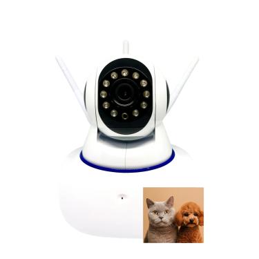 Imagem de Câmera Inteligente Wi-Fi 3 Antenas com Giro Panorâmico e Visão Noturna