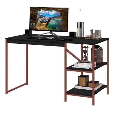 Imagem de Escrivaninha Home Slim Preto - Moveisaqui