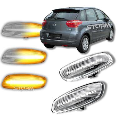 Imagem de Par De Pisca Seta Citroen C4 Picasso Retrovisor Transparente