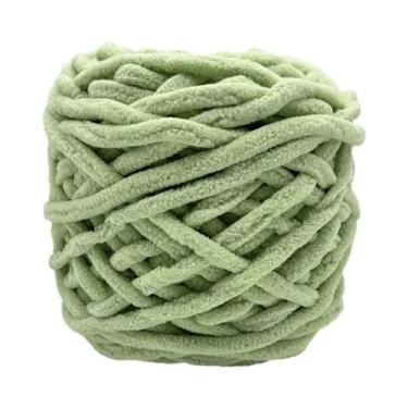 Imagem de Fio De Tricô Chenille Macio 4 Peças 400g Algodão Fio De Gelo DIY Lã Pa
