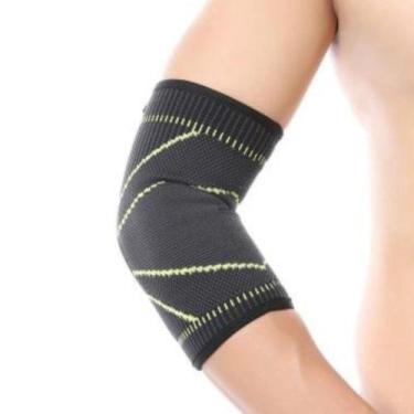 Imagem de Cotoveleira de Neoprene com tiras autocolantes ajustável de compressão