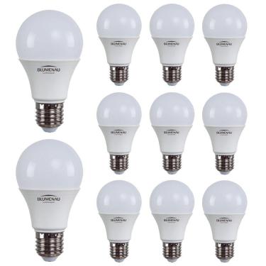 Imagem de Kit 20 Lâmpadas Led Bulbo A60 9w E27 Bivolt 4000k Neutro