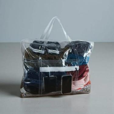 Imagem de Bolsa De Ombro Transparente Clube Férias Passeio Uso Diário. - STRENGH