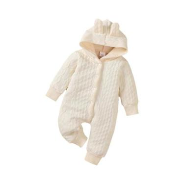 Imagem de Macacão Com Capuz Para Bebês Recém-Nascidos Meninos E Meninas Outono I