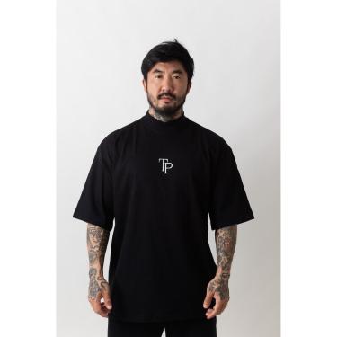 Imagem de Camiseta Oversized Gola Alta Classic Preto-Unissex