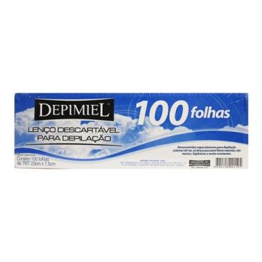 Imagem de Lenço Descartável para Depilação 100 Folhas - Depimiel