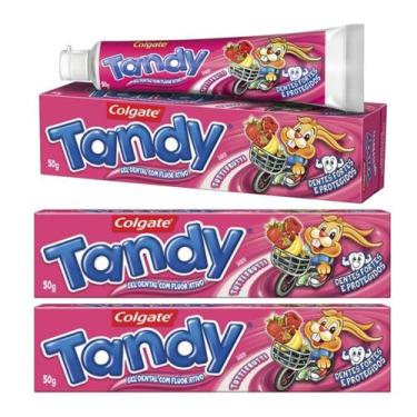 Imagem de Creme Dental Tandy Tutti Frutti Colgate Com 3 Unidades - RV Dente