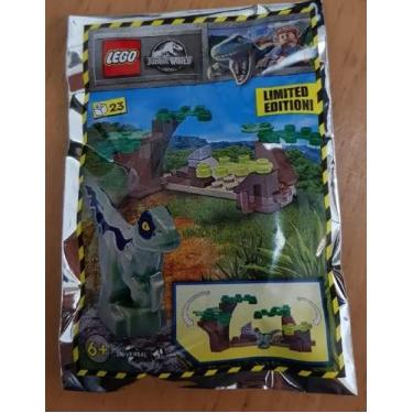 Imagem de Brinquedo de Montar Blue Ocean Jurassic World Raptor Pacote Metalizado