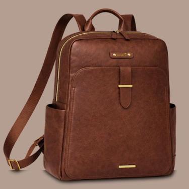 Imagem de Mochila Bolsa Feminina Antifurto Moderna Reforçada e Estilosa Para o D