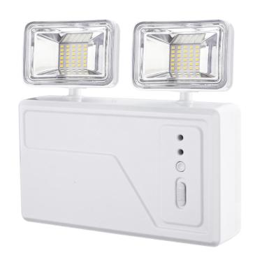 Imagem de Luminaria Bloco Emergencia Led 3000 Lumens 2 Faróis Led Blu