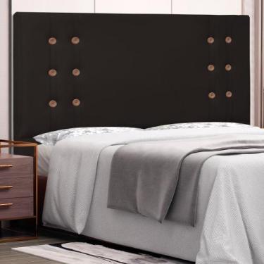 Imagem de Cabeceira Estofada Cama Box Casal Queen Size Monreale 160cm Corano Mar
