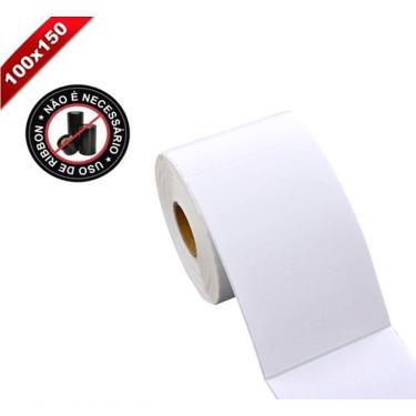 Imagem de Etiqueta Térmica 100x150MM para Identificação de Produtos com Microserrilha Higipack