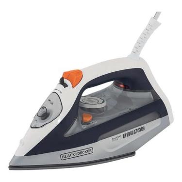 Imagem de Ferro de passar a vapor Black+Decker FX3100 cor cinza com ba