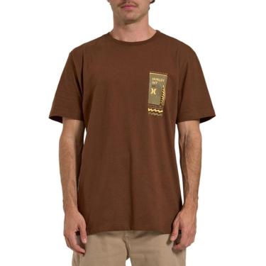 Imagem de Camiseta Hurley Selo Marrom-Masculino