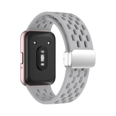 Imagem de Pulseira Magnética Samsung Galaxy Fit 3 Com Fivela De Metal E Banda De