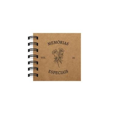 Imagem de Scrapbook Álbum de Fotos OEM Memórias Especiais Capa Flexível Kraft 240g 20 Folhas 10x1...