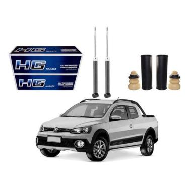 Imagem de Kit Amortecedor Traseiro Saveiro Cross G6 1.6 2014 A 2016 - Nakata