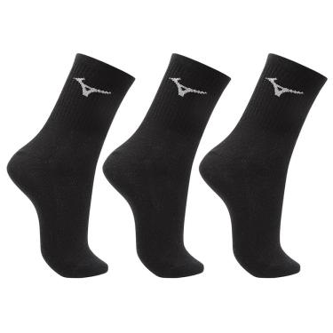 Imagem de Kit Meia Mizuno Basic Cano Médio Unissex