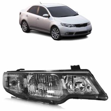 Imagem de Farol Dianteiro Cerato 2009 A 2012 Máscara Negra - Automotive Imports,