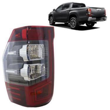 Imagem de Lanterna Traseira L200 2021 2022 2023 Bicolor Lisa Acrílico - Automoti