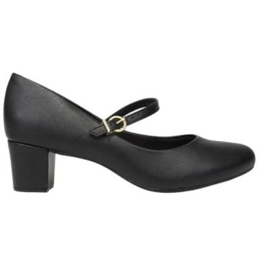 Imagem de Sapato beira rio boneca com salto ref:4777.475 feminino, Preto, 37