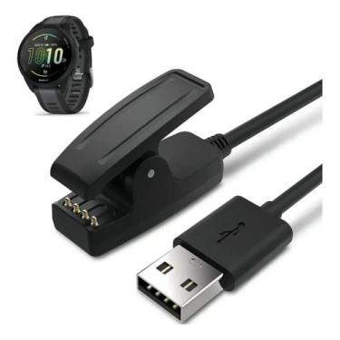 Imagem de Carregador Usb Para Garmin Forerunner 230 Cabo Base Clip - Otemu